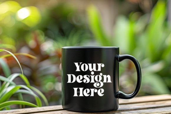 Download Coffee Mug Mockup Placed on a Garden - Mug Collection