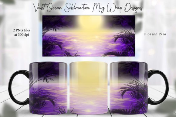 Download Sunset Mug Sublimation Wrap / Beach Wrap - Mug Collection