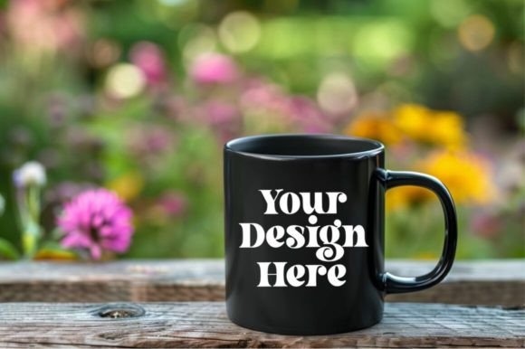 Download Coffee Mug Mockup Placed on a Garden - Mug Collection