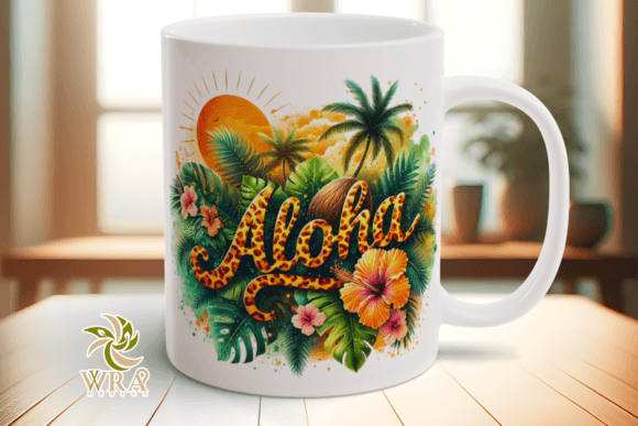 Download Aloha Png Hibiscus Flower Mug Wrap - Mug Collection