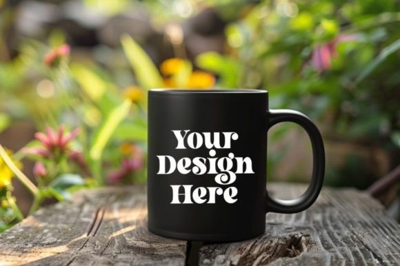 Download Coffee Mug Mockup Placed on a Garden - Mug Collection