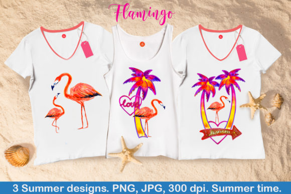 Download Flamingo Sublimation.Flamingo Watercolor - Premium Bundle