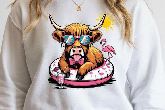 Download Highland Cow Summer PNG - Highland cow summer Collection
