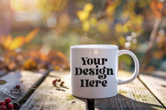 Download Coffee Mug Mockup Placed on a Garden - Mug Collection